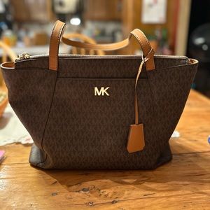 Authentic Michael Kors monogram tote